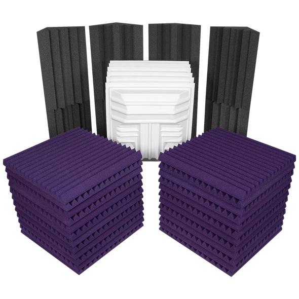 Auralex ROOMDLXPLUSPUR Deluxe Plus Roominator Kit Purple