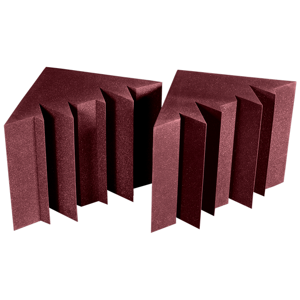Auralex MEGALENBUR MegaLENRD Bass Traps 2-pack Burgundy