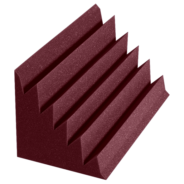 Auralex DSTLENBUR Designer Series Treatment LENRD Bass Traps 8-pack, Burgundy