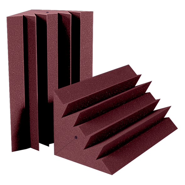 Auralex LENBUR LENRD Bass Traps 8-pack Burgundy