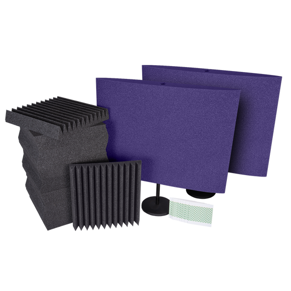 Auralex PODCAST-SKPLUS-PUR Podcast Plus Starter Kit