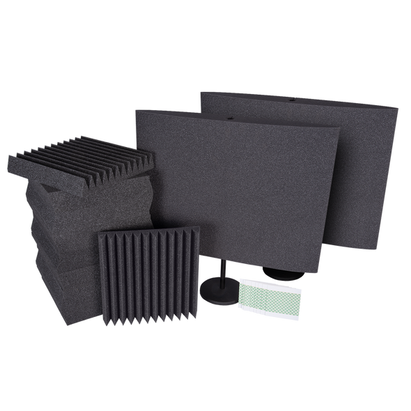 Auralex PODCAST-SKPLUS-CHA Podcast Plus Starter Kit