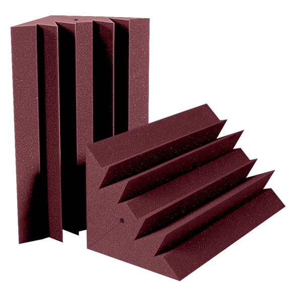 Auralex LENBUR-HP LENRD Bass Traps 4-pack Burgundy