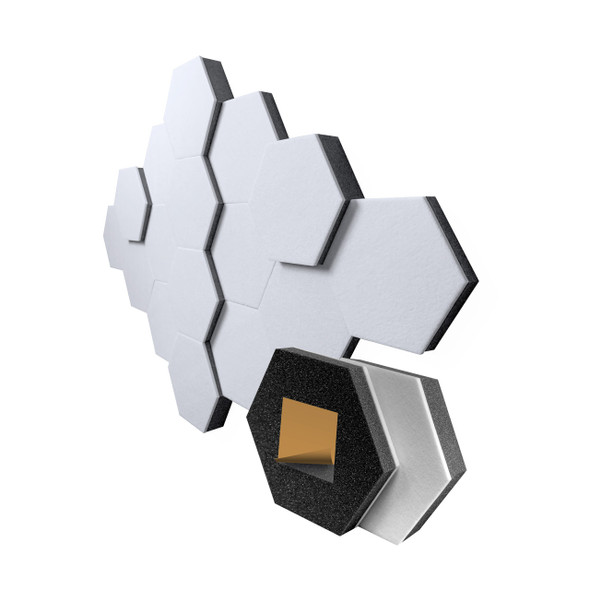 Auralex SYNHEX10-WHT16 Synergy Hex 10