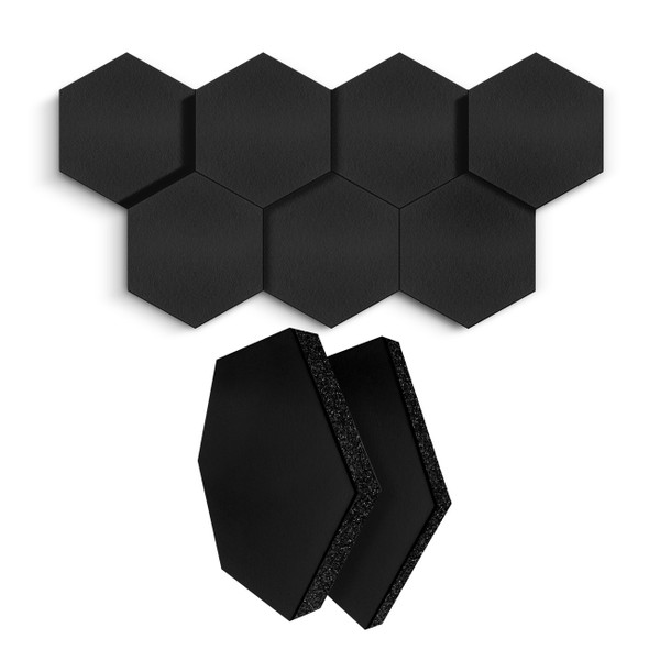 Auralex SYNHEX24-BLK7 Synergy Hex 24