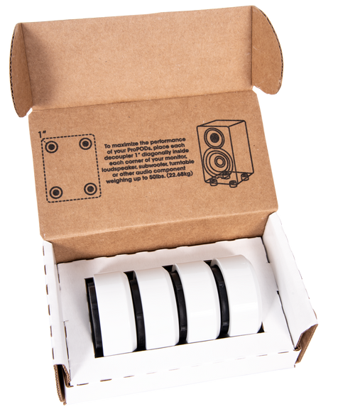 Auralex PROPOD-WHT-4PK ProPod