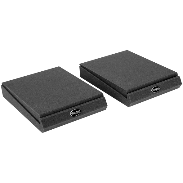 Auralex MOPADXL Monitor Acoustic Isolation Pads, 12" x 8.75" x 2" Tall, 1 Pair, Charcoal