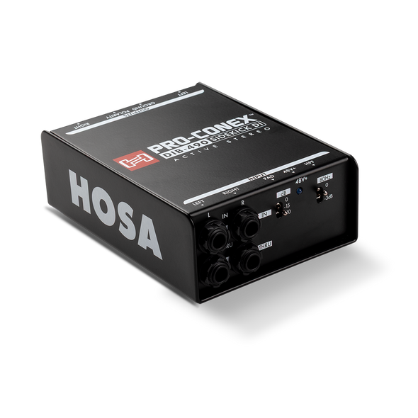Hosa DIB-490 PRO-CONEX SIDEKICK Active Stereo DI Box