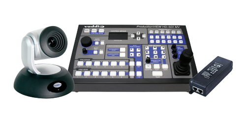 Vaddio 999-5655-120 ProductionView HD-SDI RS12 Live Streaming 3 Camera Bundle