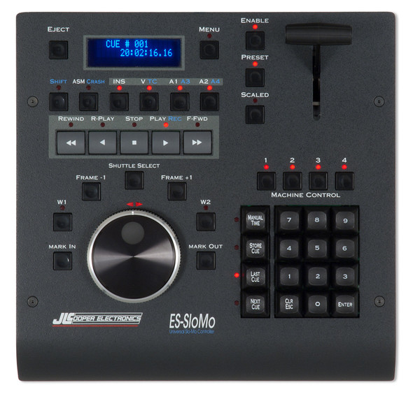 JL Cooper ES-SlomoJ-RS422 Slow Motion Controller for Blackmagic Hyperdeck and AJA Ki Pro