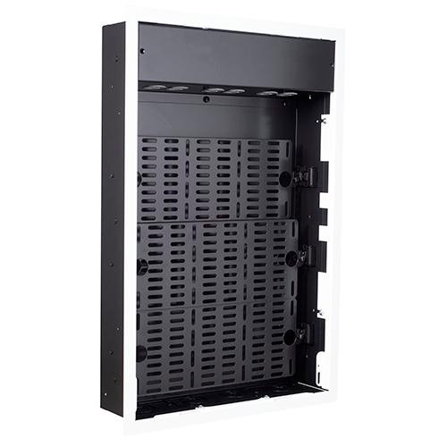 Chief PAC527FWP6 XL In-Wall Storage Box with 6-Receptacle Filter and Surge