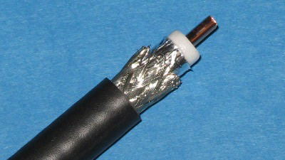 Liberty Cable RG8-CMR-BLK Black Microwave and Wireless RF400 RG8 solid dual shield cable