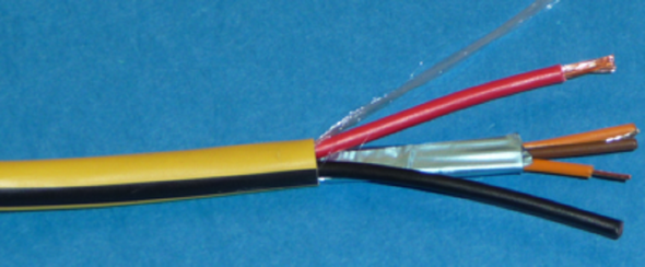 Liberty Cable 9020127 Yellow Somfy SDN Plenum Control Cable 1000 Feet