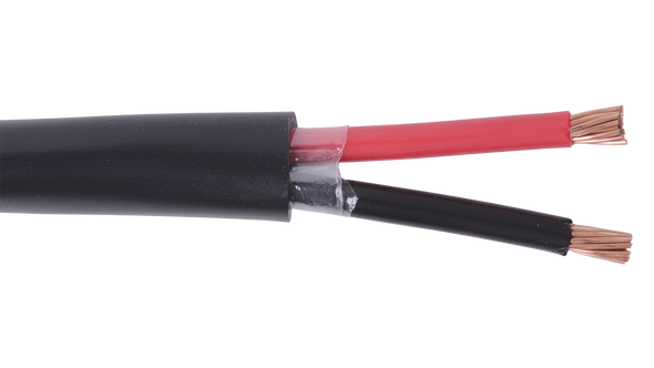 Liberty Cable 12-2C-DB-BLK-500 Black Direct burial speaker cable 12 AWG 2 conductor cable