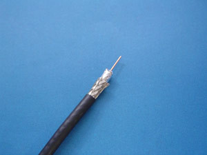 Liberty Cable 20-CMP-VID-COAX-BLK Black Serial digital RG59 dual shield 4.5 GHz plenum coaxial cable