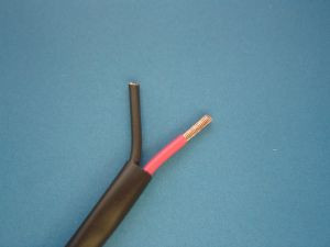 Liberty Cable 12-2C-P-BLK Black Commercial grade general purpose 12 AWG 2 conductor plenum cable