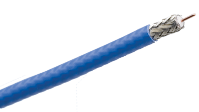 Liberty Cable 23-MINI-CMP-BLK Black Serial digital Mini-RG59 dual shield 4.5 GHz plenum coaxial cable