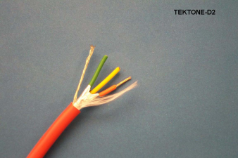 Liberty Cable TEKTONE-D2 Orange Nurse Call data 18 AWG 3 conductor shielded cable