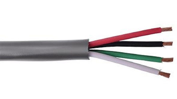 Liberty Cable 16-4C-GRY Grey Commercial grade general purpose 16 AWG 4 conductor cable