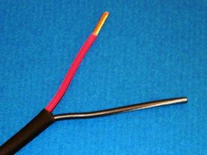 Liberty Cable 14-2C-P-BLK Black Commercial grade general purpose 14 AWG 2 conductor plenum cable