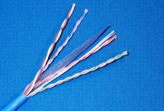 Liberty Cable 24-4P-P-L6-EN-BLU Blue Category 6 U/UTP EN series 23 AWG 4 pair unshielded cable