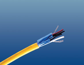 Liberty Cable 22-2P-SHEX-YEL Yellow EXTRAFLEX audio and control 22 AWG 2 pair individually shielded cable
