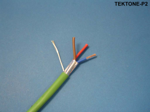 Liberty Cable TEKTONE-P2 Green Nurse Call power 18 AWG 3 conductor shielded cable