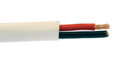 Liberty Cable 14-2C-KO+-WHT White KnockOut 14 AWG 2 conductor speaker cable