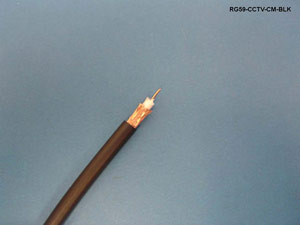 Liberty Cable RG59-CCTV-CM-BLK Black Line level audio RG59 non-plenum coaxial cable