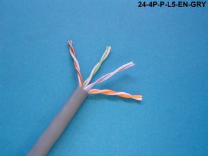Liberty Cable 24-4P-P-L5-EN-GRY Grey Category 5e U/UTP EN series 24 AWG 4 pair unshielded cable