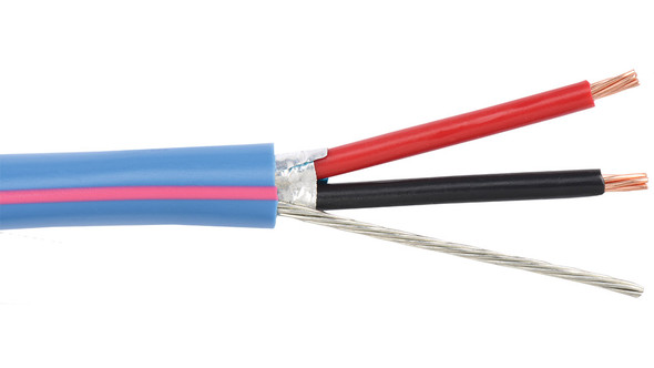 Liberty Cable LUTRON-PNK-BX Blue OEM systems lighting control for Lutron Dimmer &amp, Switch 18 AWG 2 conductor 300V cable