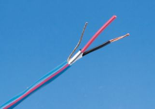 Liberty Cable LUTRON-PNK Blue OEM systems lighting control for Lutron Dimmer & Switch 18 AWG 2 conductor 300V cable