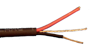 Liberty Cable 22-1P-CMP-EZ-WHT White High-performance EZ-strip broadcast audio 22 AWG 1 pair shielded plenum cable