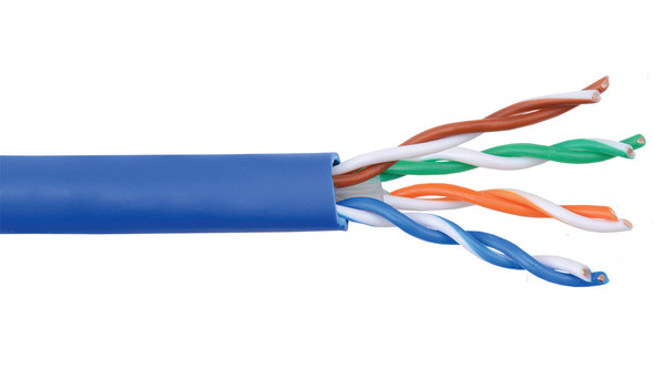 Liberty Cable 24-4P-L6-EN-TEA-BX Teal Category 6 U/UTP EN series 23 AWG 4 pair unshielded cable