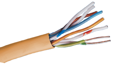 Liberty Cable 24-4P-L6-HT-GRY Grey HomeTrax Economy 24 AWG 4 pair U/UTP Category 6 cable