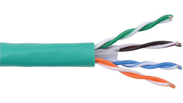 Liberty Cable 24-4P-L6-HT-BLK Black HomeTrax Economy 24 AWG 4 pair U/UTP Category 6 cable