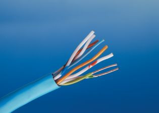 Liberty Cable 24-4P-L5-EN-BLU Blue Category 5e U/UTP EN series 24 AWG 4 pair unshielded cable
