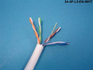 Liberty Cable 24-4P-L5-EN-WHT White Category 5e U/UTP EN series 24 AWG 4 pair unshielded cable