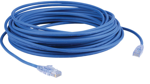 Liberty Cable PPCE5B035BL 35 ft LAN Solutions Category 5e U/UTP pre-made plenum patch cable