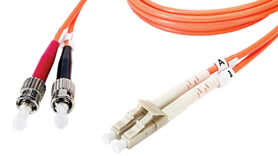 Liberty Cable DMM6LCST-010M 32.8 ft Duplex Fiber Optic Patch cable OM1 Standard Multimode LC-ST