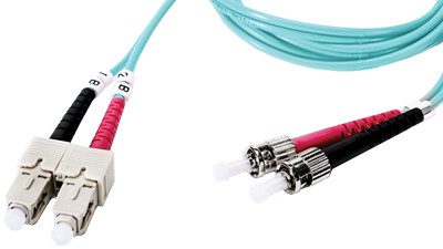 Liberty Cable DMM10STSC-005M 16.4 ft Duplex Fiber Optic Patch cable OM3 Laser Optimized Multimode SC-ST