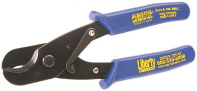 Liberty Cable CM-206-L Coaxial cablecutter for up to RG6 Quad Copper Clad Steel