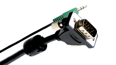 Liberty Cable E-MVGAMAM-M-3 3 ft Micro VGA EDID compliant with PC Stereo Audio cable