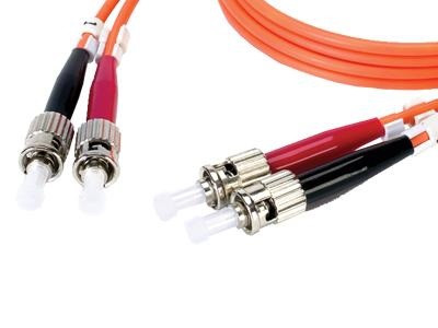 Liberty Cable DMM5STST-001M 3.28 ft Duplex Fiber Optic Patch cable OM2 Standard Multimode ST-ST