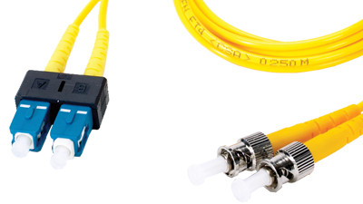 Liberty Cable DSMSCST-002M 6.56 ft Duplex Fiber Optic Patch cable OS1 Single Mode SC-ST