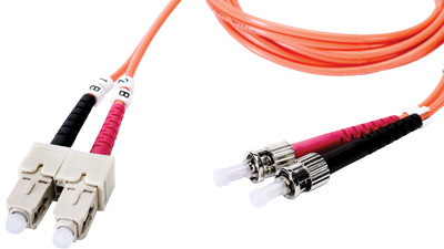 Liberty Cable DMM6SCST-003M 9.84 ft Duplex Fiber Optic Patch cable OM1 Standard Multimode SC-ST