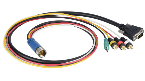 Liberty Cable EZ2-2V2A 3 ft Premium Modular Interconnection System 2 Video 2 Audio lead