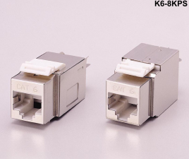 Liberty Cable K6-8KPS Keystone compatible Category 6 F/UTP 90 degree punch down inserts