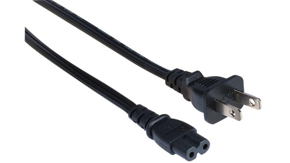 Liberty Cable P10A-A115P-C7-10 10 ft Economy NEMA 1-15P to IEC 60320 C7 Appliance Power Cords