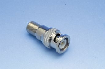 Liberty Cable 32-3104BU Interseries Adapter F jack to BNC plug in-line format